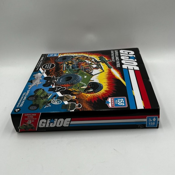 GI Joe Surveillance Patrol Military Construction Set Hasbro 158 Pieces & Figures - Picture 7 of 11